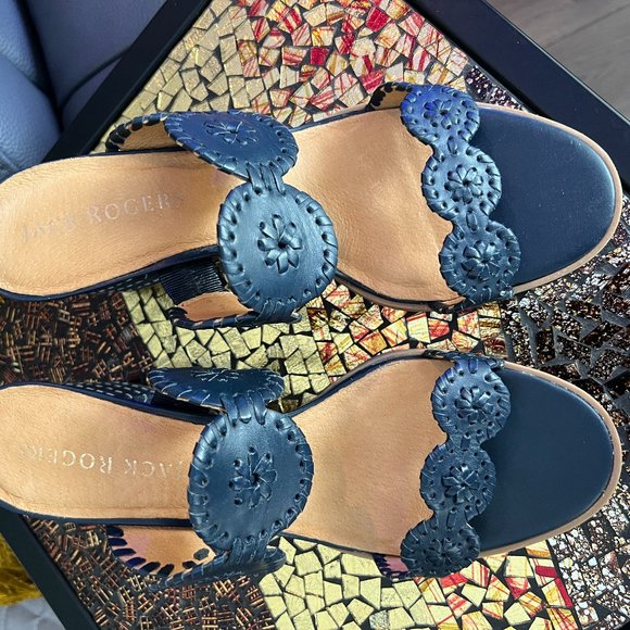 Jack Rogers Shoes Jack Rogers Iconic Brand Navy Sandals Poshmark